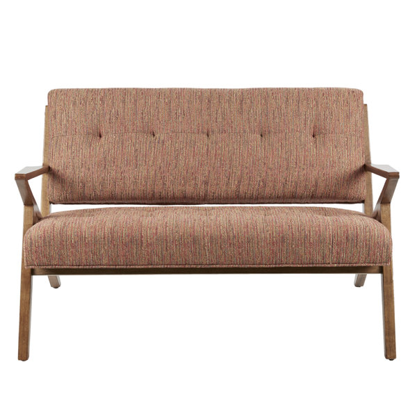 Langley Street Cambridge 53 75 Square Arm Loveseat Reviews Wayfair