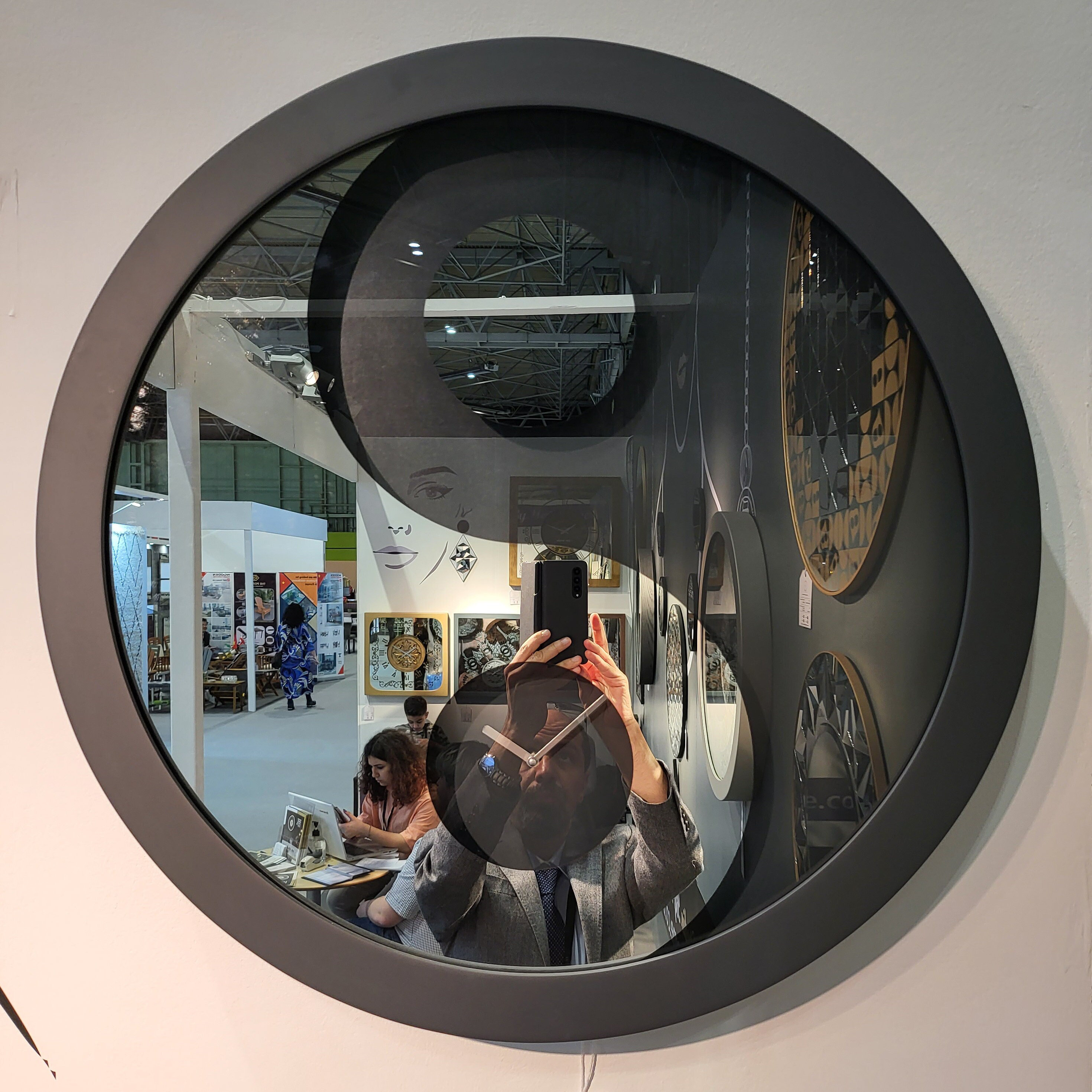 Ivy Bronx Oversized Ahking 75cm Silent Wall Clock Wayfair.co.uk