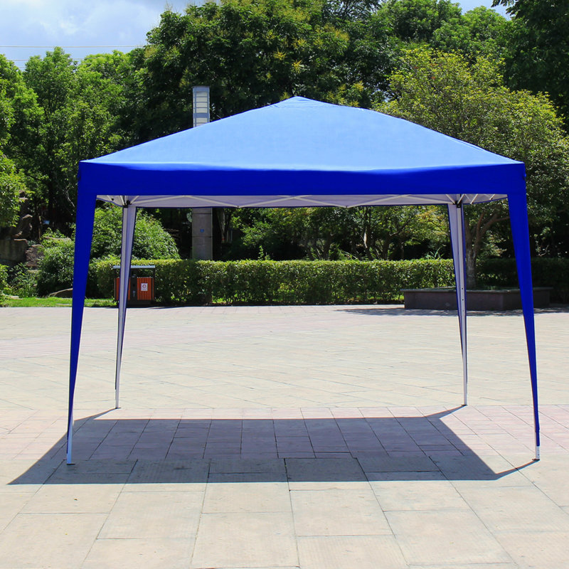 Easy Folding 10 Ft. W x 10 Ft. D Metal Pop-Up Canopy