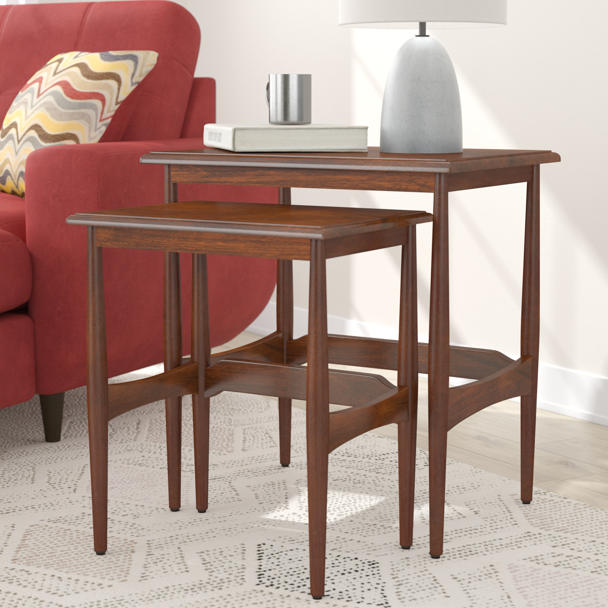 Latitude Run® Cavitt 26'' Tall Nesting Tables & Reviews Wayfair