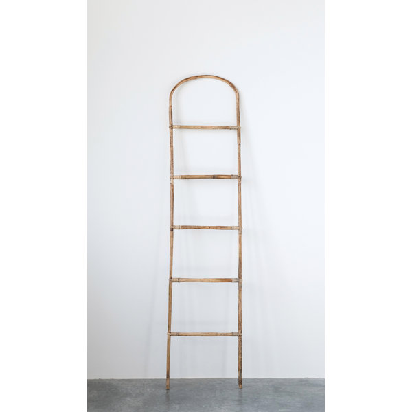 Bay Isle Home Decorative Bamboo 5 Ft Blanket Ladder Reviews