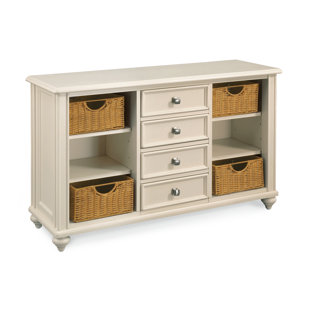 Accent Table With Baskets Wayfair Save