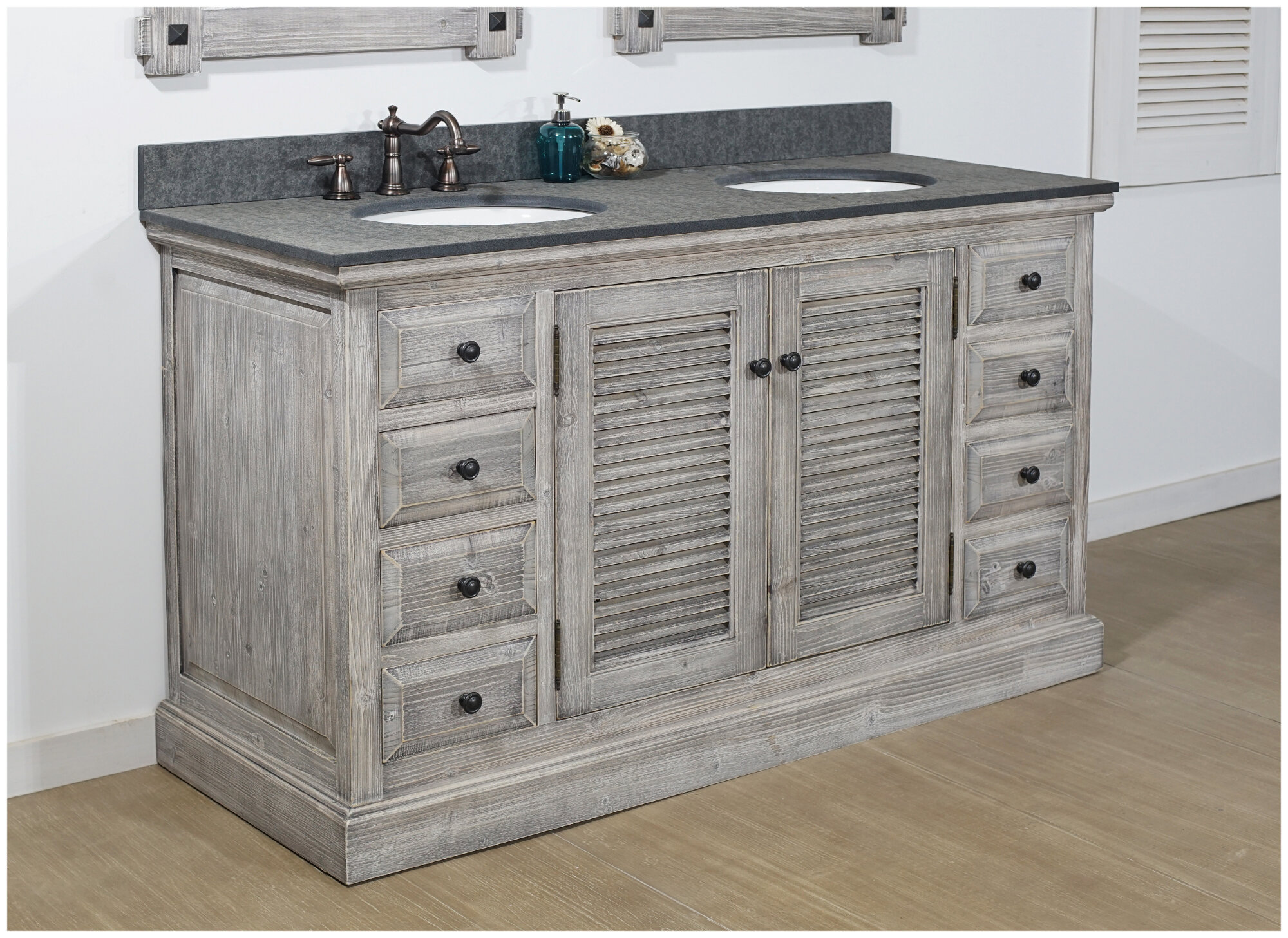 Bloomsbury Market Ziegler 61 Double Bathroom Vanity Set Wayfair