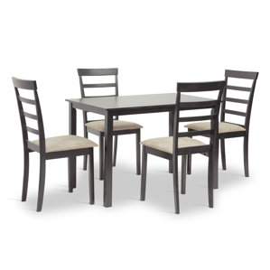 Baxton Studio Jet Sun 5 Piece Dining Set by Whol..