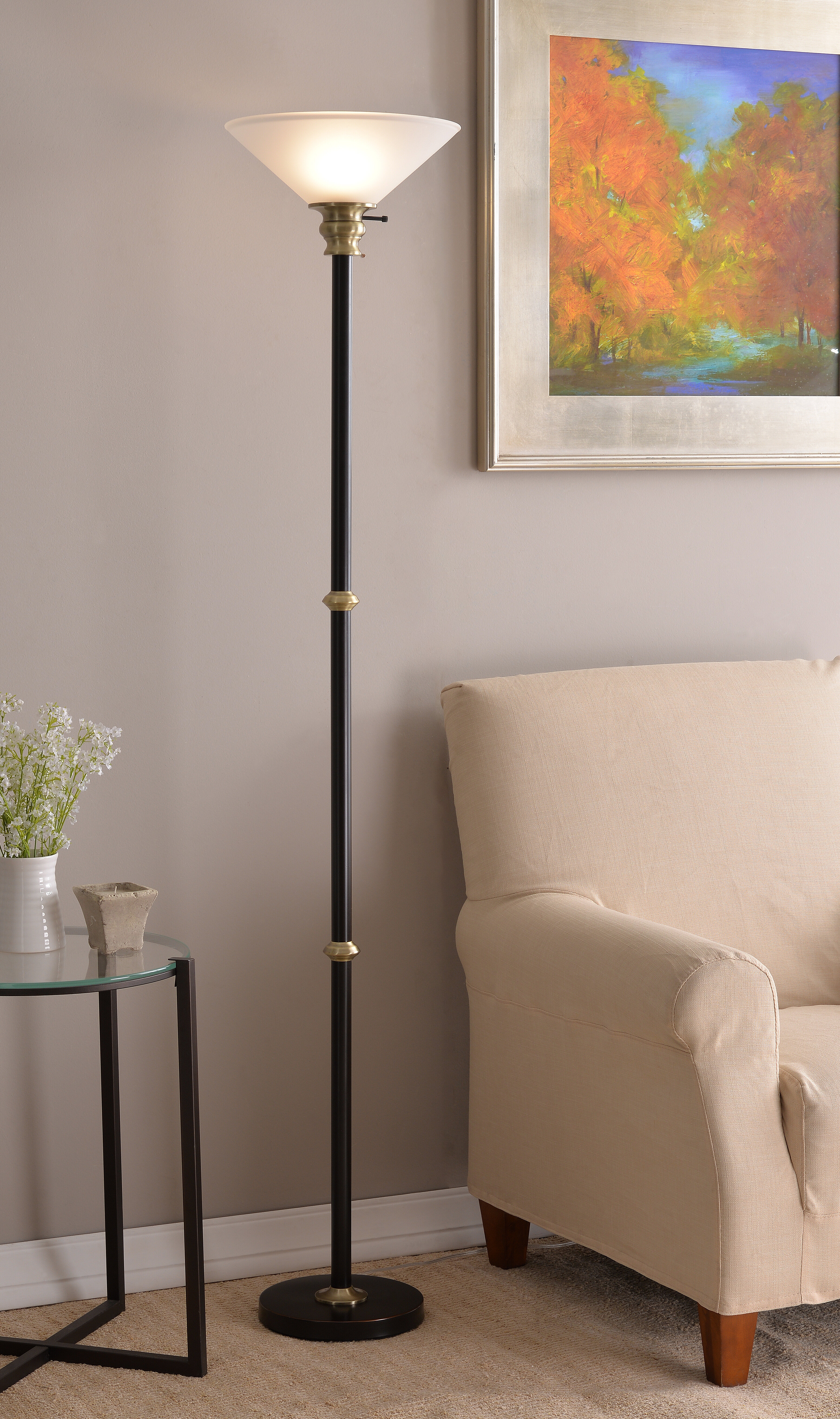 Figueiredo 72 Torchiere Floor Lamp