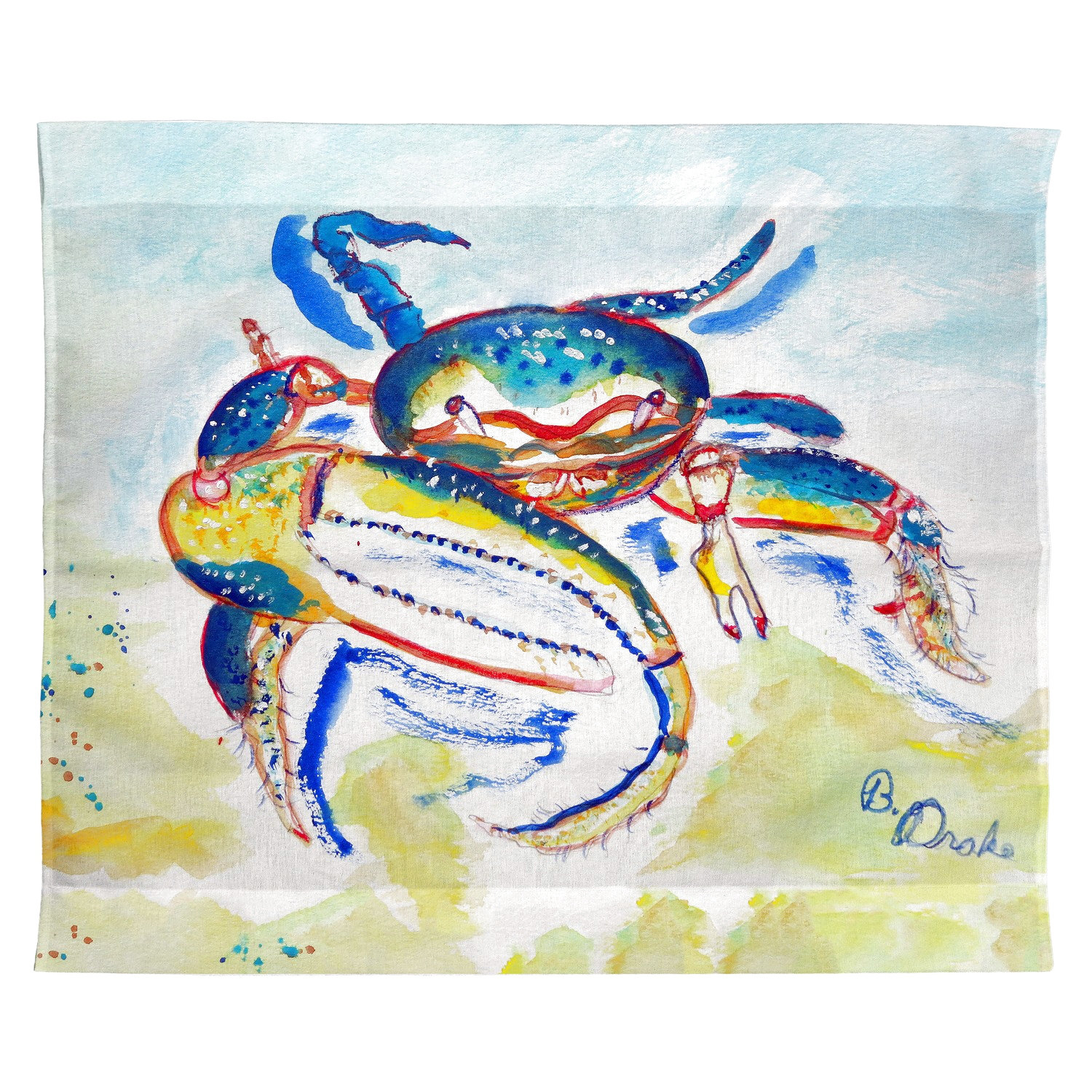 Highland Dunes Polyester Colorful Fiddler Crab Wall Hanging Wayfair
