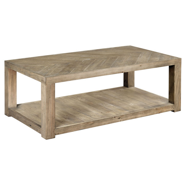 Highland Dunes Wesley Solid Wood Floor Shelf Coffee Table Reviews Wayfair