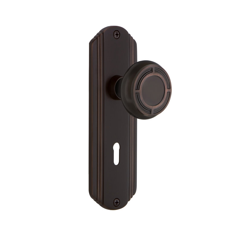 Nostalgic Warehouse Mission Single Dummy Door Knob With Keyhole