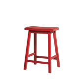 Perlowitz Solid Wood Bar & Counter Stool (Set of 2) by Red Barrel Studio®