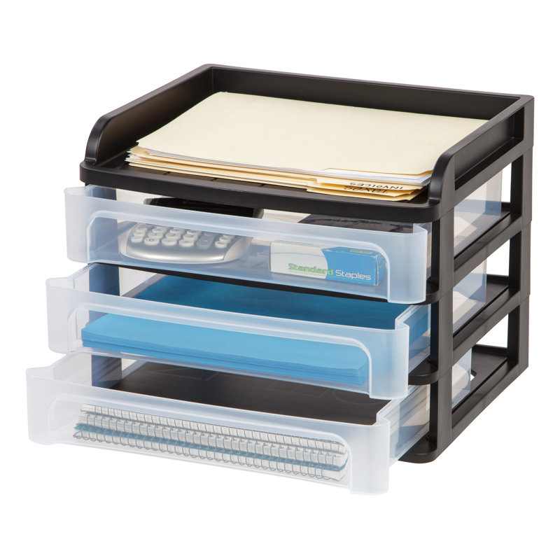 Iris 3 Drawer Desktop Supplies Organizer Reviews Wayfair