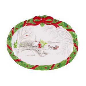 Buy Vintage Holiday Cookie Platter!