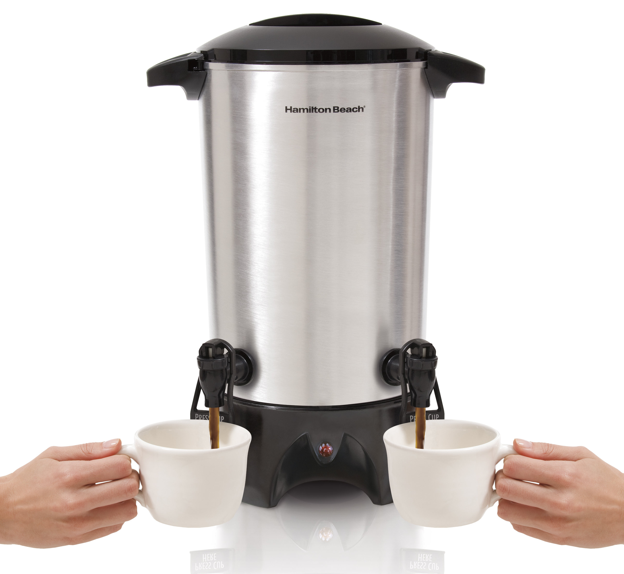 Hamilton Beach 45-Cup Dual-Spout Coffee 