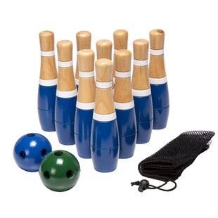 View 13 Piece Wooden Lawn Bowling