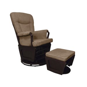 Harrington Swivel Glider and Ottoman