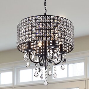 Albano 4-Light Crystal Chandelier