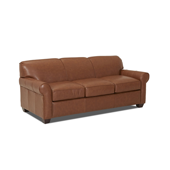 Jennifer Genuine Leather Sofa Reviews Joss Main Jennifer Genuine Leather Sofa Reviews