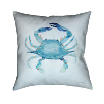 blue crab pillow