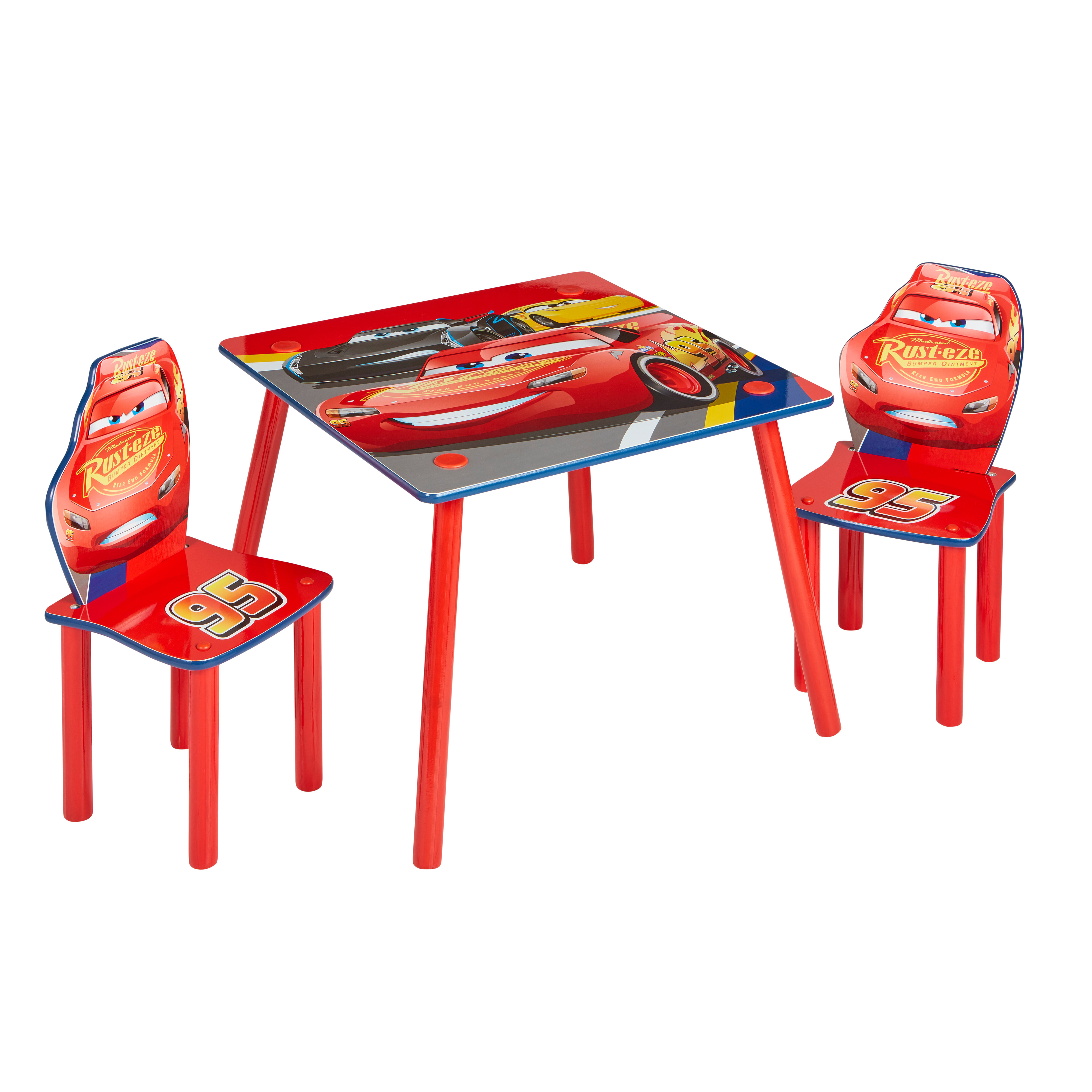 cars 3 table and chair set