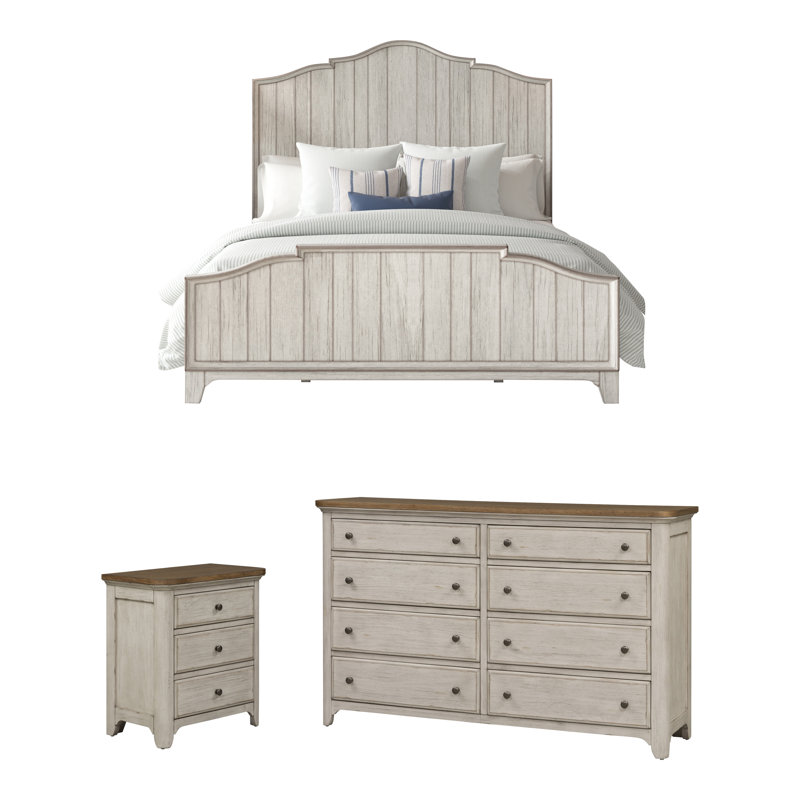 Feminine French Country Standard Configurable Bedroom Set