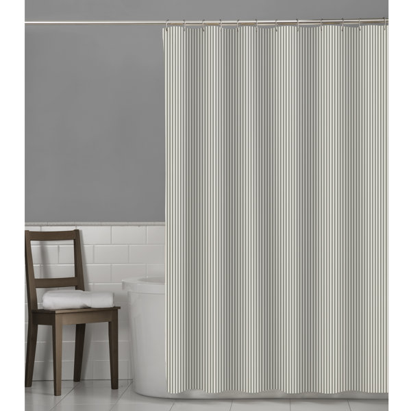 Maytex Seersucker Stripe Shower Curtain & Reviews | Wayfair Maytex Seersucker Stripe Shower Curtain & Reviews | Wayfair