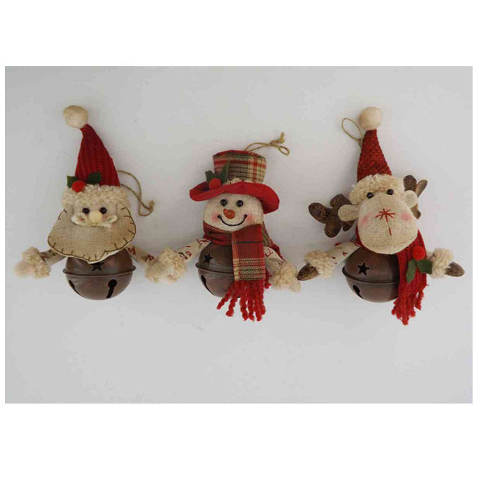 Download Craft Outlet 3 Piece Fabric Snowman Reindeer Santa Hanger Set Wayfair PSD Mockup Templates