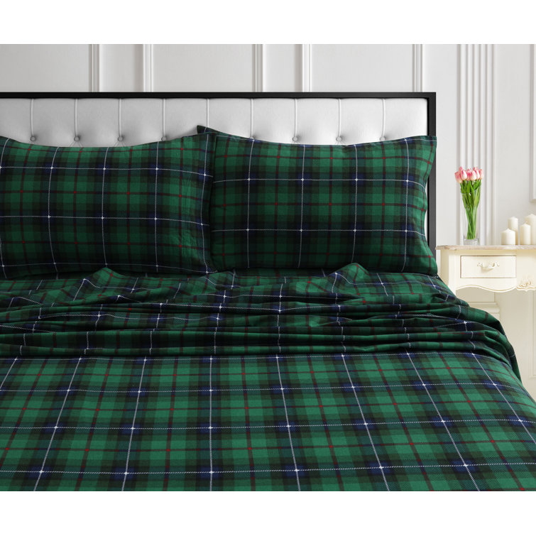 black flannel pillowcases