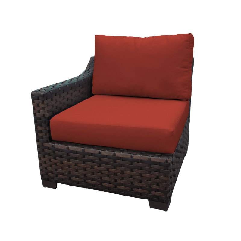 Kathy Ireland Homes Gardens By Tk Classics River Brook 11 Piece Rattan Sectional Seating Group With Cushions Wayfair