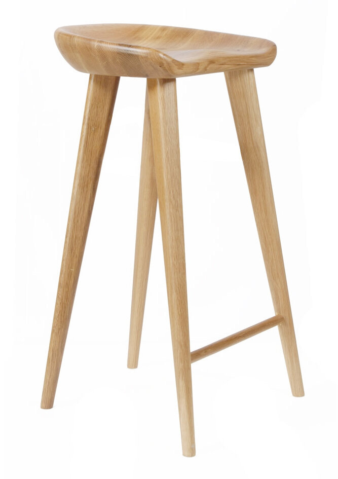 oak wood bar stool