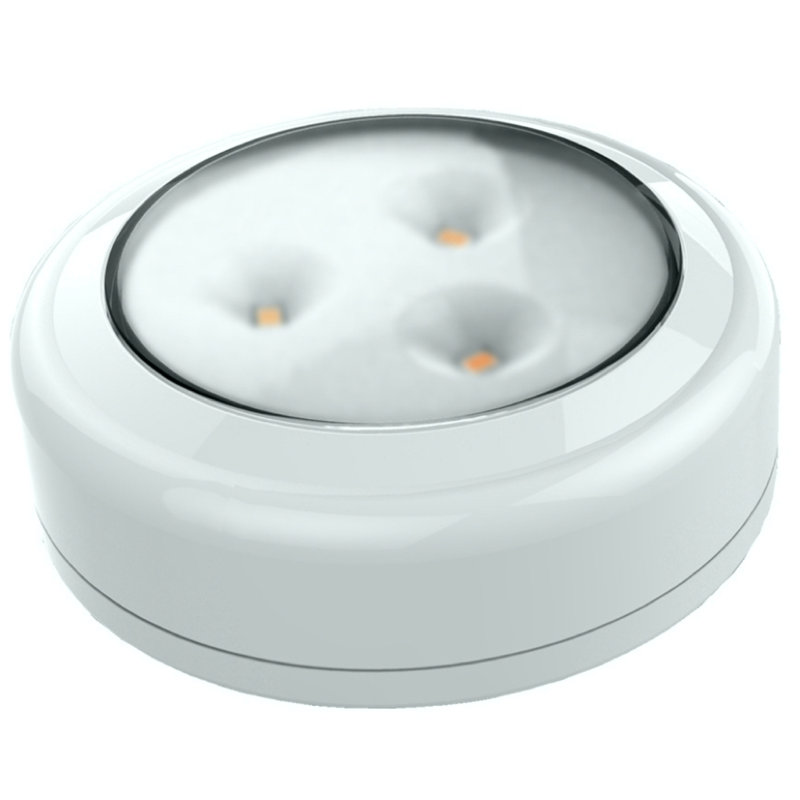 Brilliant Evolution 3 Light Led Under Cabinet Puck Light Reviews Wayfair