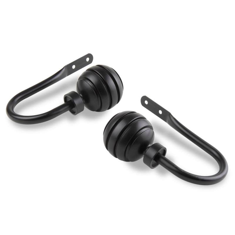 Pepin Curtain Holdback Finish: Black
