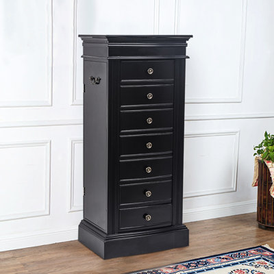 Schroeders Jewelry Armoire with Mirror