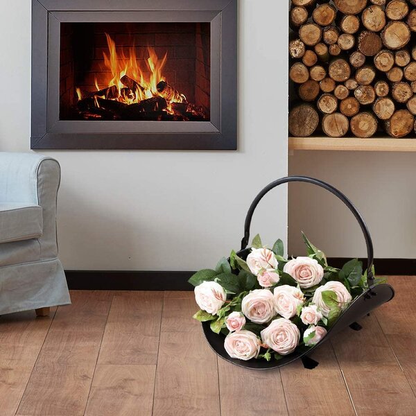 Carrier & Holder For Firewood Fireside Open Fire Willow Tanner Log Basket 
