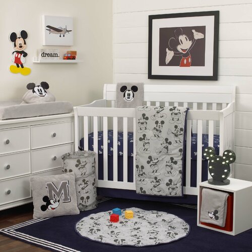 Disney Mickey Mouse Nursery 6 Piece Crib Bedding Set Wayfair