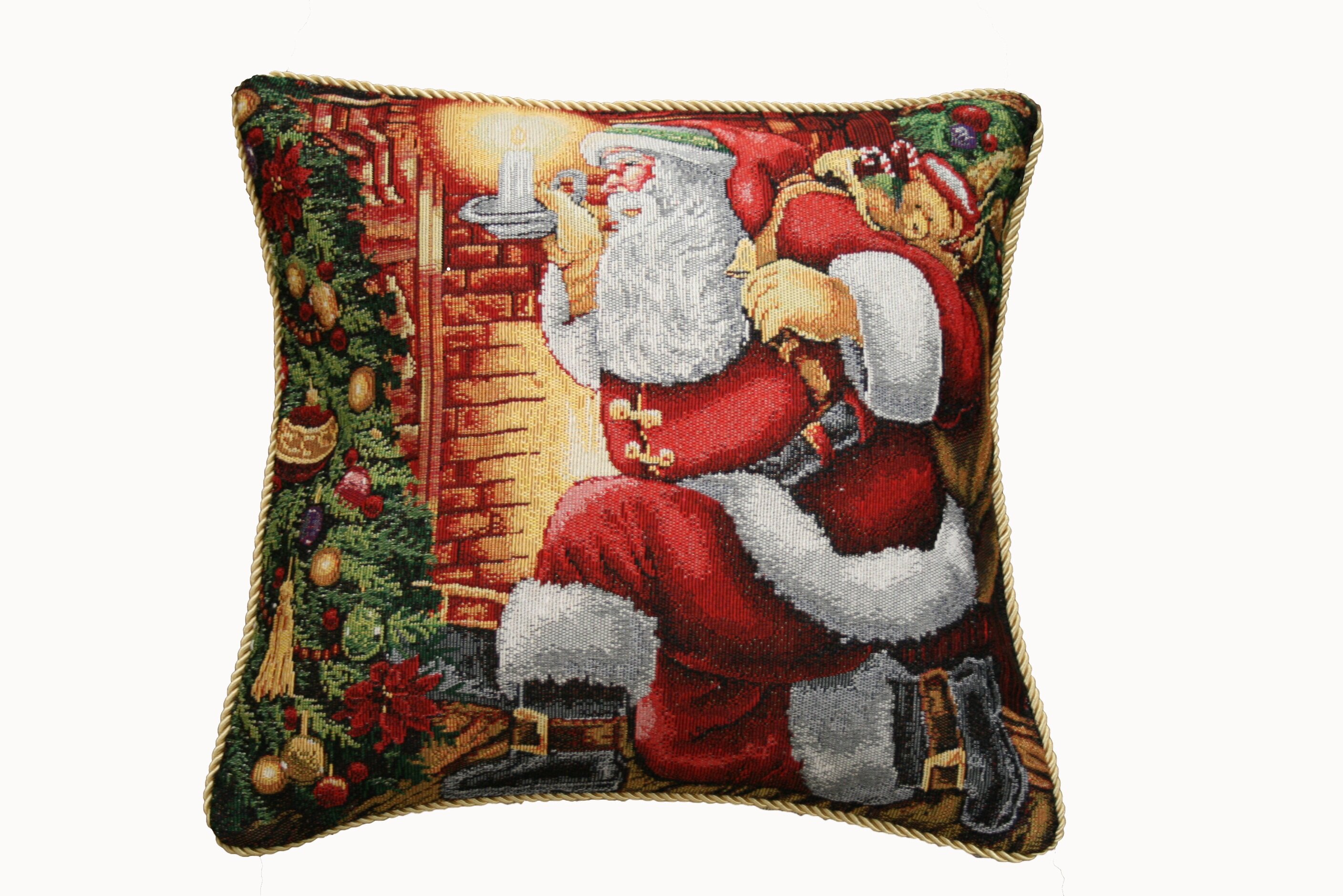 santa claus throw pillows