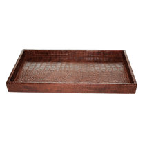 Leather/Faux Leather Serving Trays You'll Love | Wayfair.co.uk