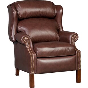 Chippendale Leather Power Recliner By Bradington-Young