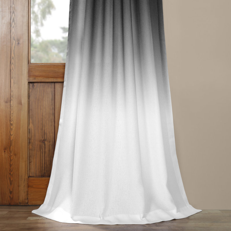 Mercury Row Winterbourne Synthetic Semi Sheer Rod Pocket Single