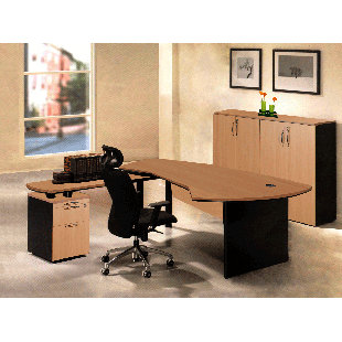 Go to store & view more images OfisELITE Executive Management 5 Piece L-Shaped Desk Office Suite