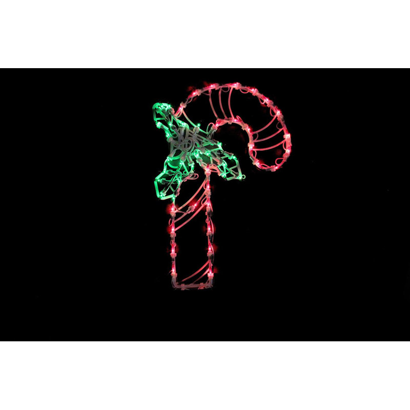 The Holiday Aisle 18 Candy Cane Christmas Window Silhouette