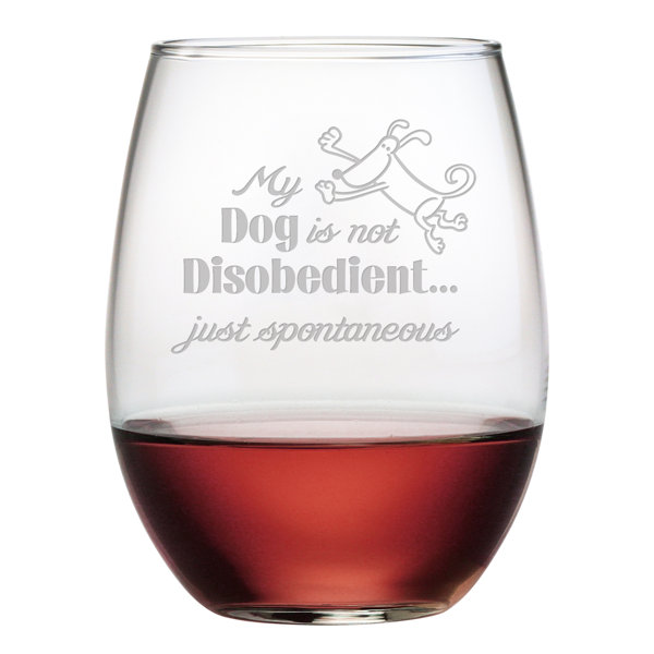 Dog Themed Wine Glasses Wayfair