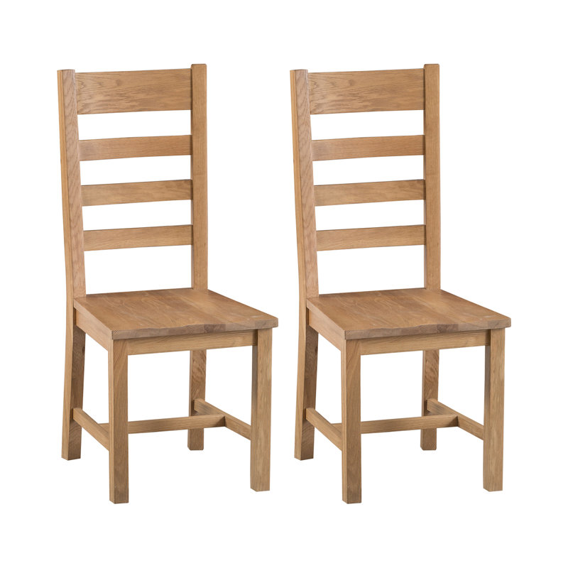 Union Rustic Frederickson Solid Wood Dining Chairs Set Of 2 Reviews Wayfair Co Uk