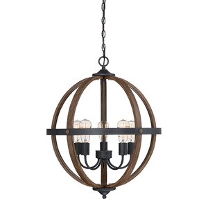 Makeba 5-Light Globe Pendent