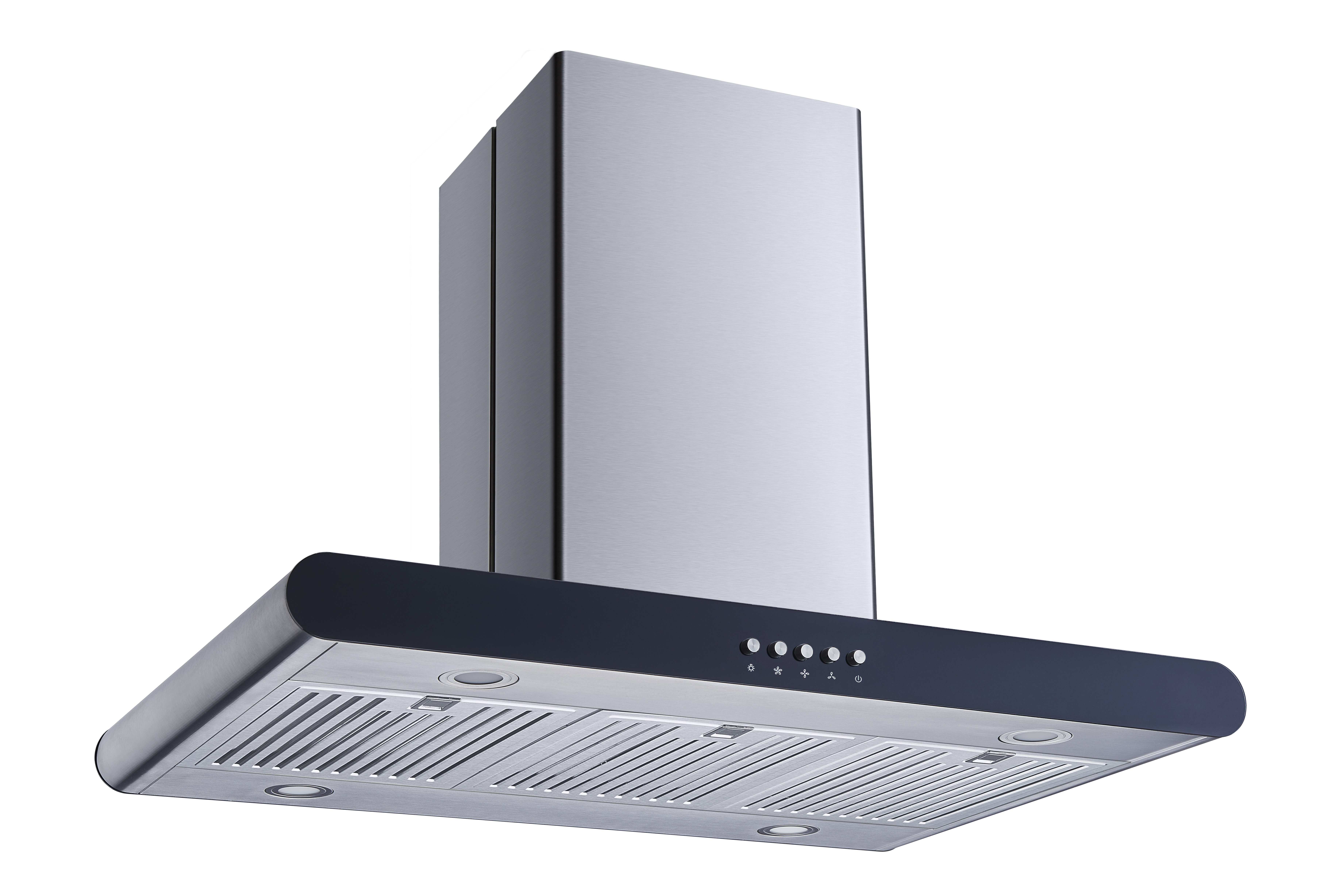 Winflo 36" 286 CFM Convertible Island Range Hood in Stainless Steel