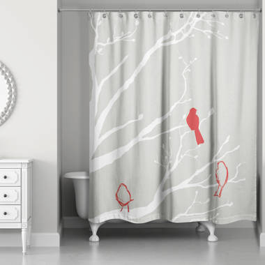 Animal Shower Curtain Bald Eagle Swoop Sketchy Print for Bathroom 