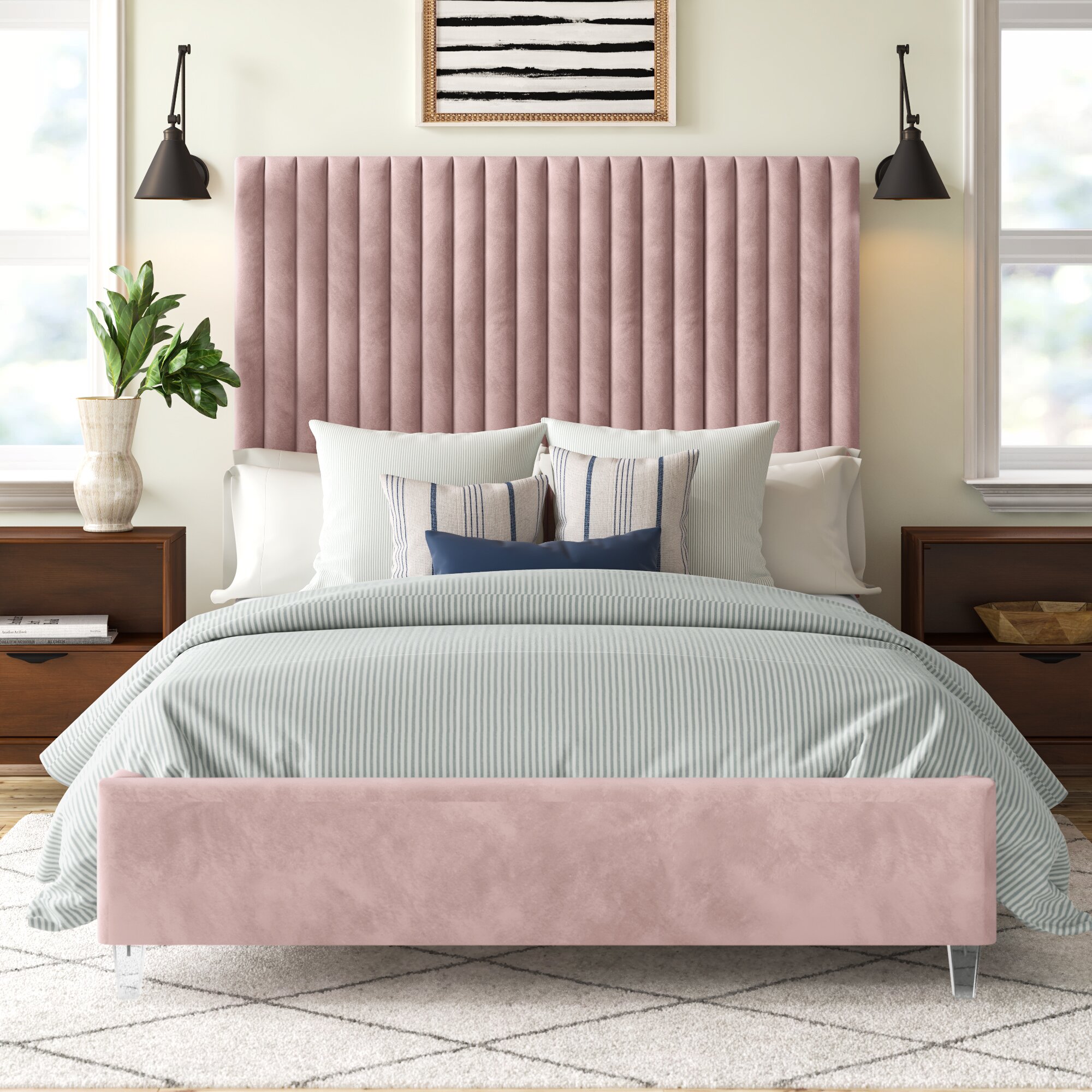 Arlington Upholstered Platform Bed