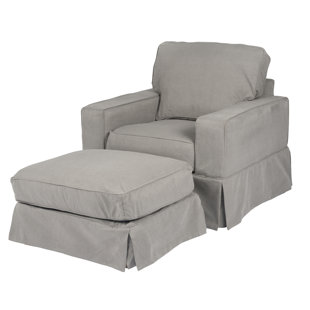 Elsberry Armchair and Ottoman by Darby Home Co