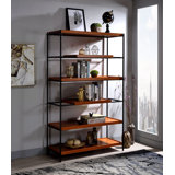 Johnsie 70 H x 70 W Steel Etagere Bookcase by 17 Stories