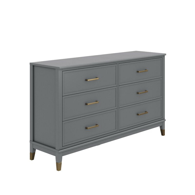 Cosmoliving By Cosmopolitan Westerleigh 6 Drawer Double Dresser