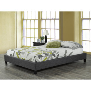 Go to store & view more images Upholstered Platform Bed by Brassex