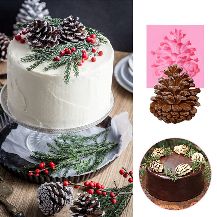 Christmas Silicone Fondant Mold Cake Chocolate Decorating Baking Mould Tools 